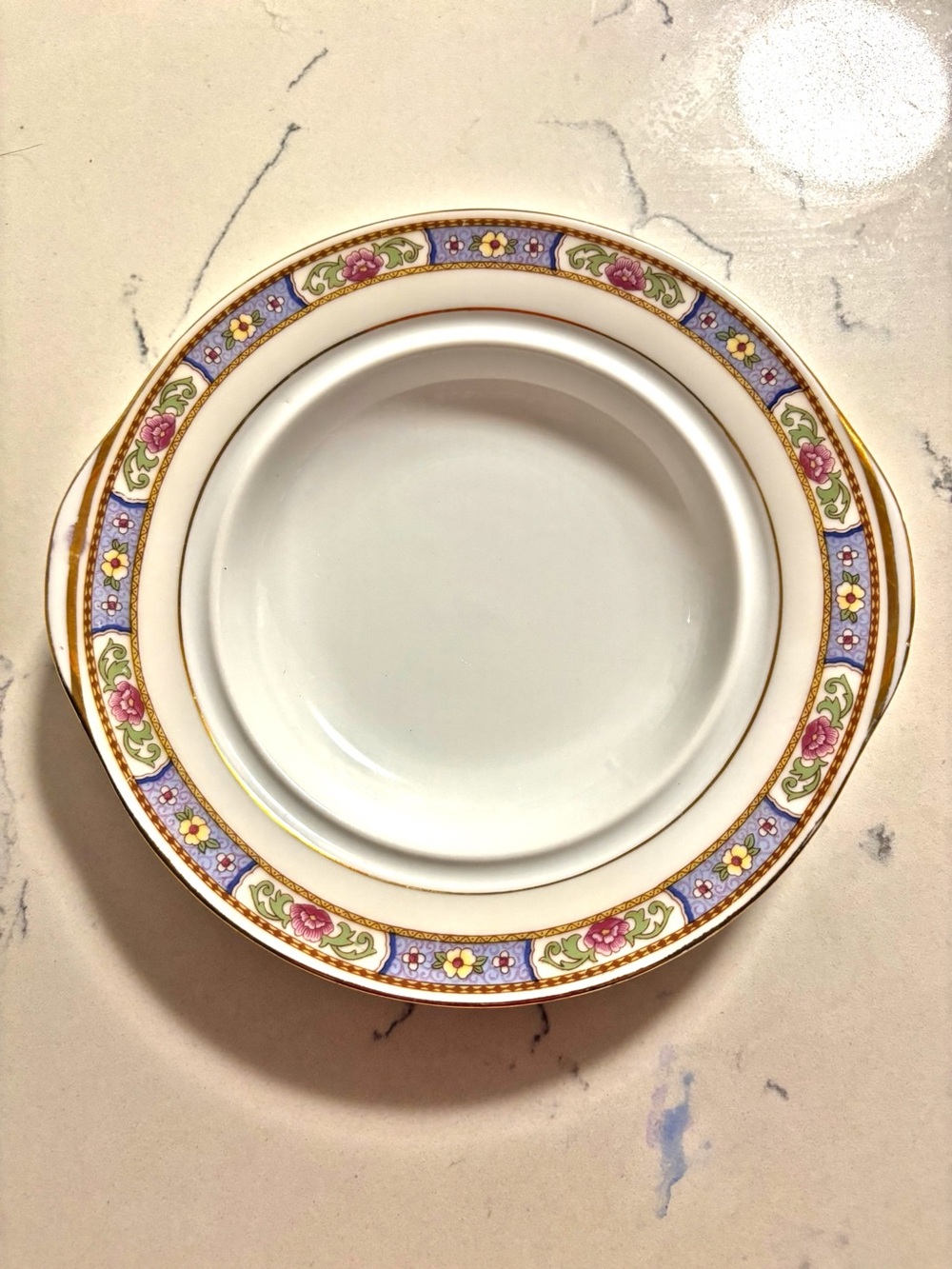Antique Epaig Czechoslovakia 8in Bowl/Serving Plate